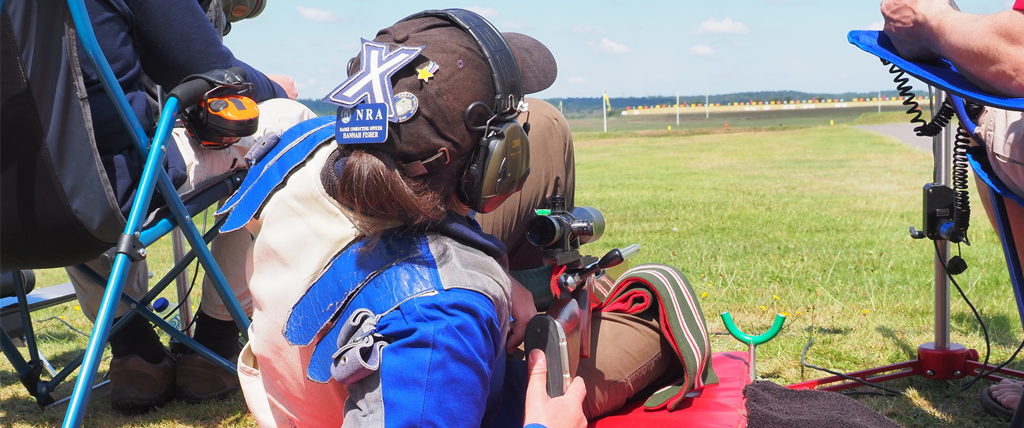 Supine or'back positon' Match Rifle shooter at 1100yards